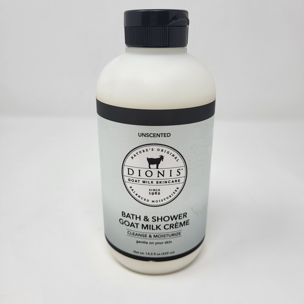 Dionis Goat Milk Skincare Unscented Bath & Shower Goat Milk Crème 14.5 Fl Oz‎